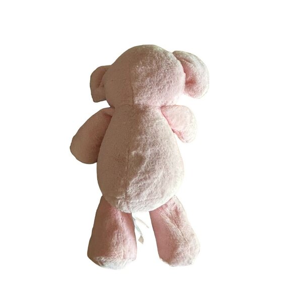 Kellybaby Plush Pink Elephant Stuffed Animal w/Rattle & Crinkly Ears - Picture 6 of 7